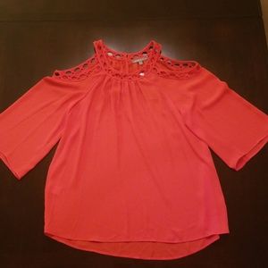 **NWT** Daniel Rainn Cold Shoulder Blouse